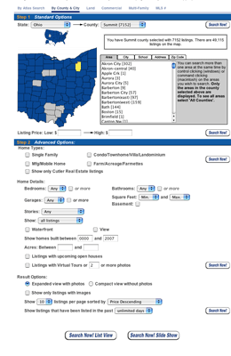 Property Pursuit Home Search Form